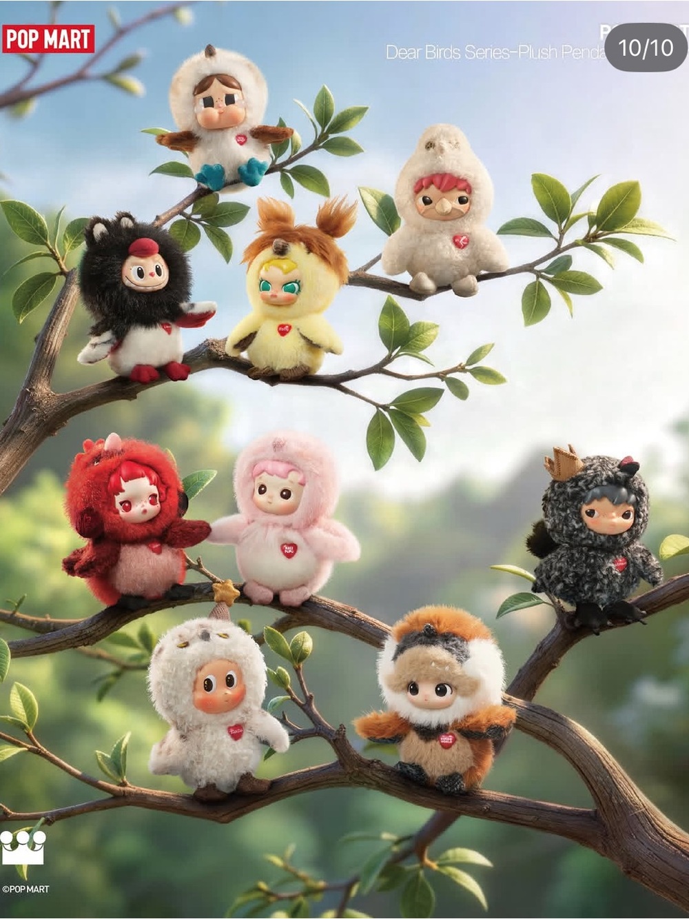 Dear Birds Plush Keychain - Molly
